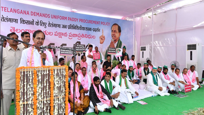 కేంద్రానికి   డెడ్‌లైన్‌ .. 24 గంటల్లోపు ఓ నిర్ణయం : కేసీఆర్