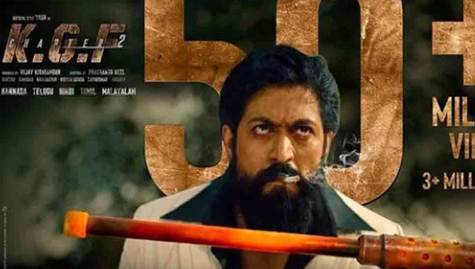 రూ.500 కోట్ల క్ల‌బ్‌లోకి KGF 2 నాలుగు రోజుల్లో రూ. 557.45 కోట్లు