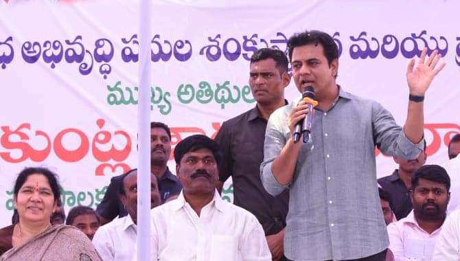 ఎక్కడా లేని విధంగా తెలంగాణ రాష్ట్రంలో : మంత్రి కేటీఆర్