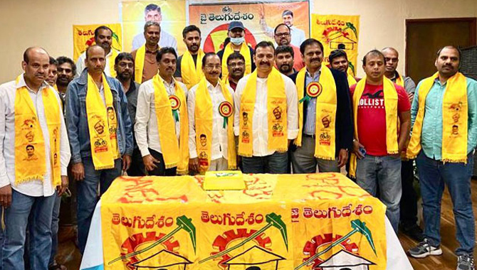 కాలిఫోర్నియాలో చంద్రబాబు జన్మదిన వేడుకలు