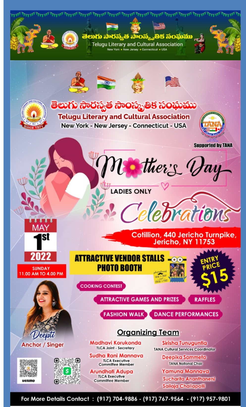 TLCA Mother’s Day Celebrations on May 1st