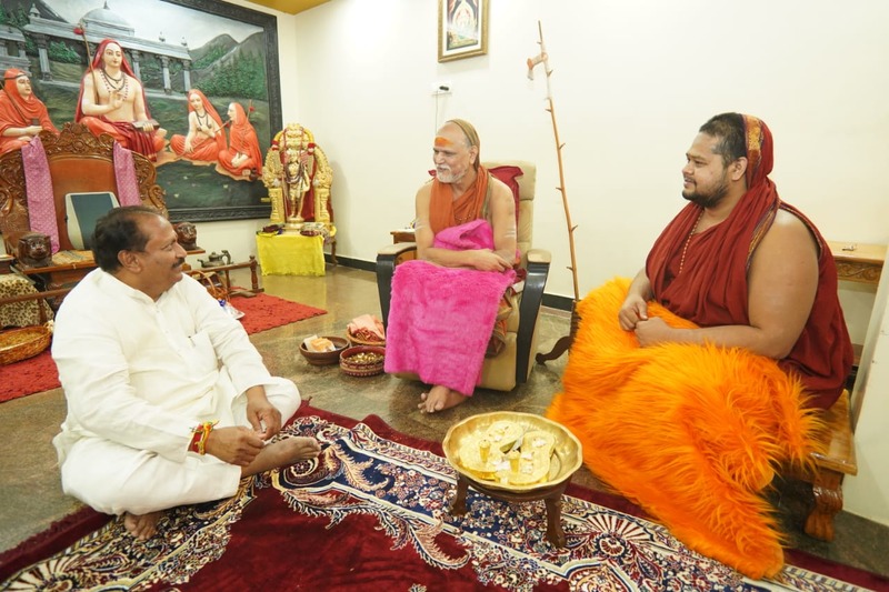 Minister Kottu Satyanarayana Visits Visakha Sarada Peetham
