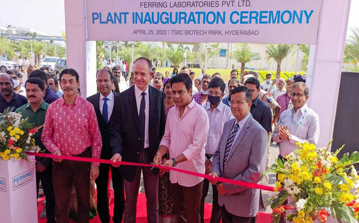 ఫెర్రింగ్‌ ఫార్మాస్యూటికల్స్‌ను ప్రారంభించిన మంత్రి కేటీఆర్‌