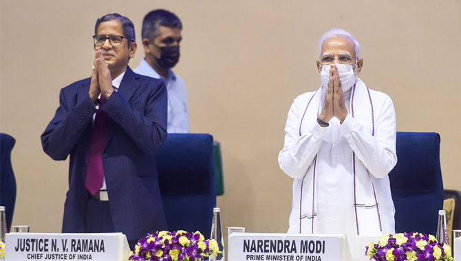 ఇది ప్రజాస్వామ్యానికి అంతా ఆరోగ్యకరం కాదు : జస్టిస్ ఎన్.వి. రమణ