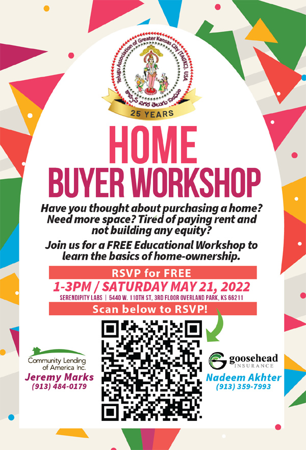 TAGKC Home Buyer Workshop on May 21