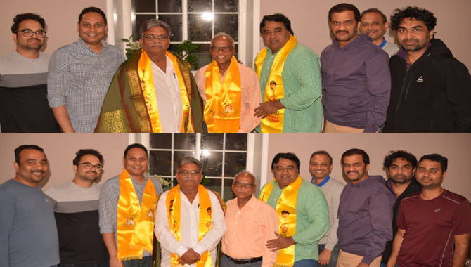 వైజాగ్ మాజీ కార్పొరేటర్ మళ్ల అప్పారావు ని సత్కరించిన  ఫిలడెల్ఫియా తెలుగుదేశం అభిమానులు