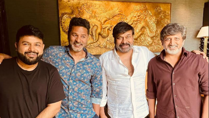 చిరంజీవి, సల్మాన్ ఖాన్ ‘గాడ్ ఫాదర్’ సాంగ్ కోసం ప్రభుదేవా కొరియోగ్రఫీ