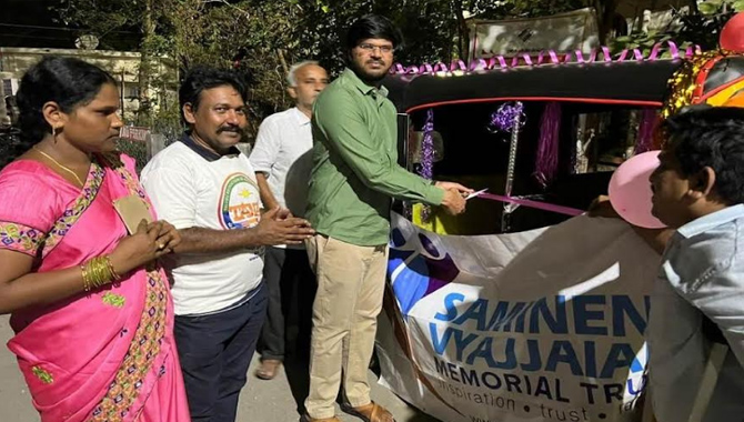 నిరుపేద యువకునికి తానా చేయూత