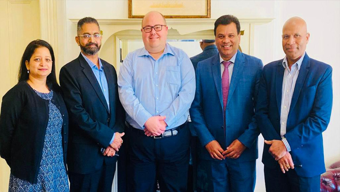 Mahesh Bigala Meets Matthew Blackmore in Sydney
