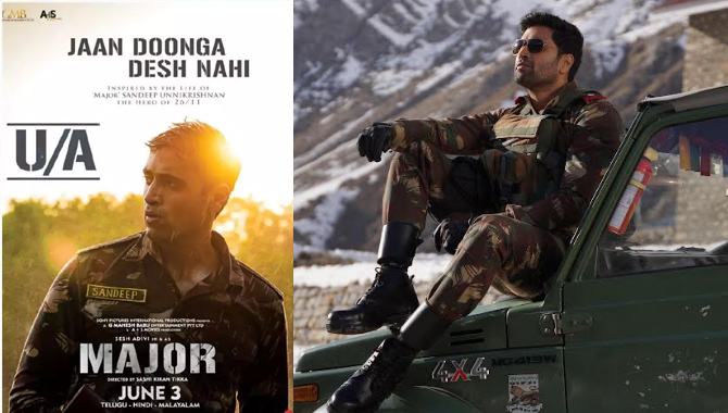 U/A సర్టిఫికేట్ తో  ‘మేజర్’ మూవీ