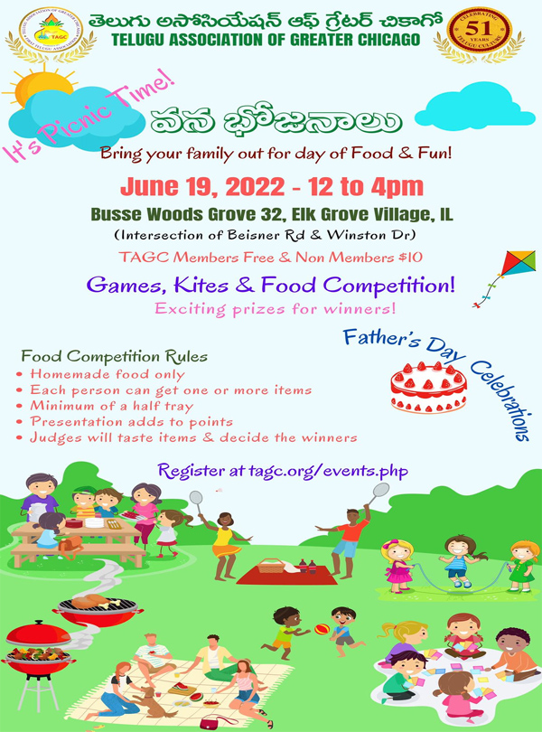 TAGC Picnic on June 19th
