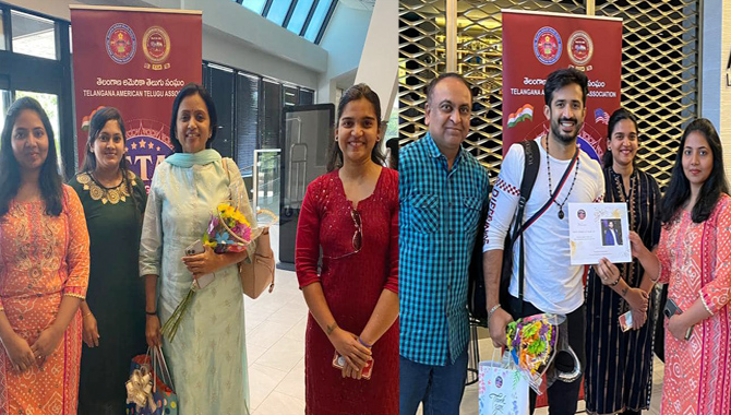 టిటిఎ కన్వెన్షన్ కు ప్రముఖుల రాక.. న్యూజెర్సికి వచ్చిన యాంకర్ సుమ, యాంకర్ రవి