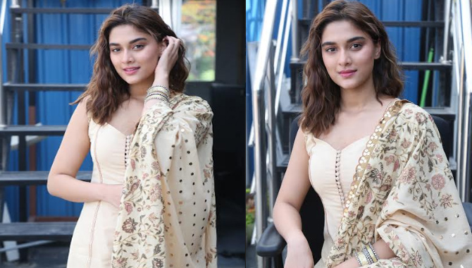 కథ వింటూవుంటేనే నా కళ్ళలో నీళ్లు తిరిగాయి : సయీ మంజ్రేకర్ కథ వింటూవుంటేనే నా కళ్ళలో నీళ్లు తిరిగాయి : సయీ మంజ్రేకర్