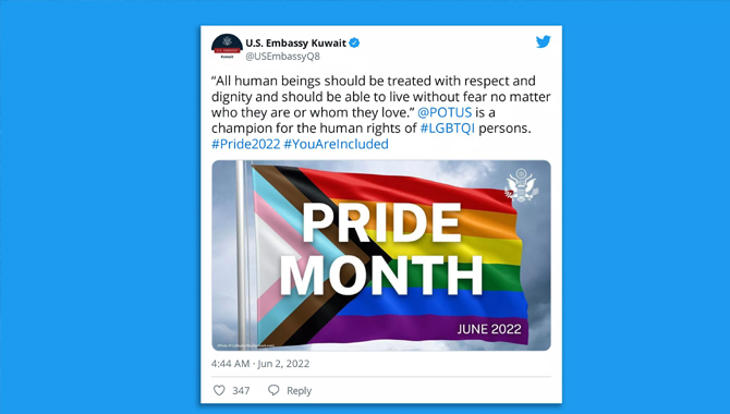 అమెరికా ఎంబసికి కువైట్ నోటీసులు