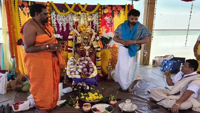 Durgamma Pujalu at Shirdi Sai Mandir in Baltimore