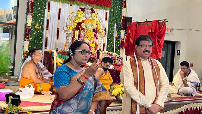 Durgamma Pujalu at Shirdi Sai Mandir in Houston