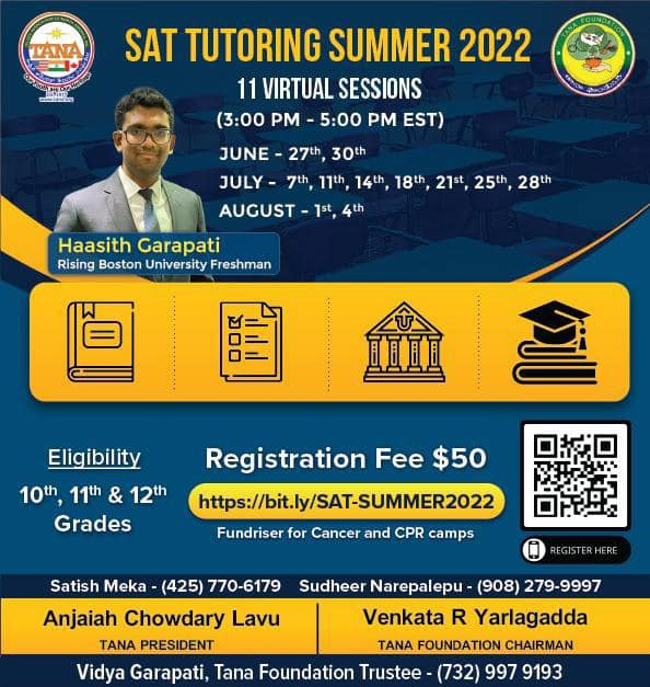 SAT Tutoring Summer 2022