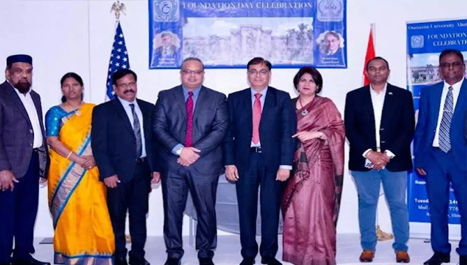 చికాగో ఓయూ పూర్వ విద్యార్థుల సమావేశం..హాజరైన ఓయూ వీసీ