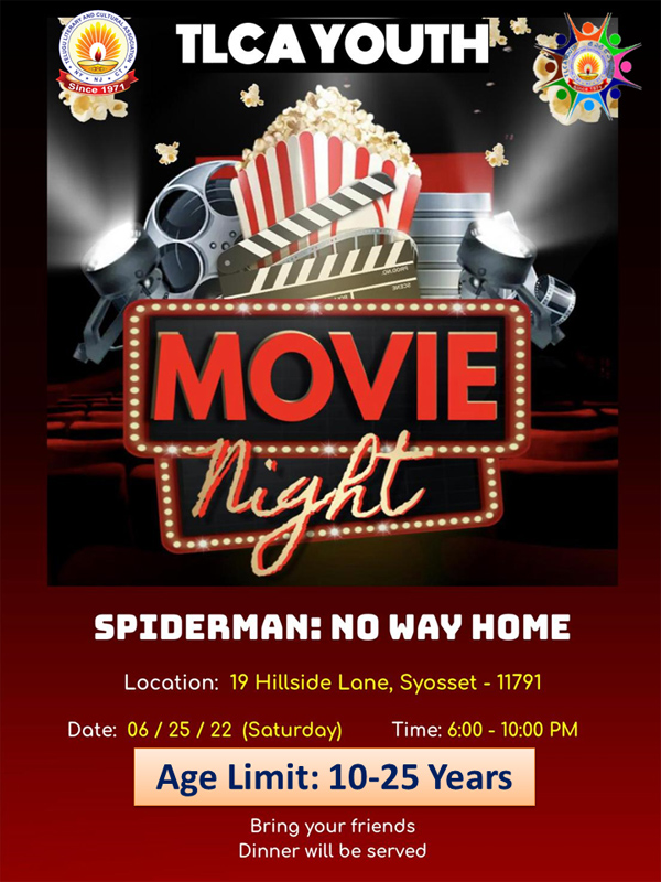 TLCA Youth Presents Movie Night on June 25