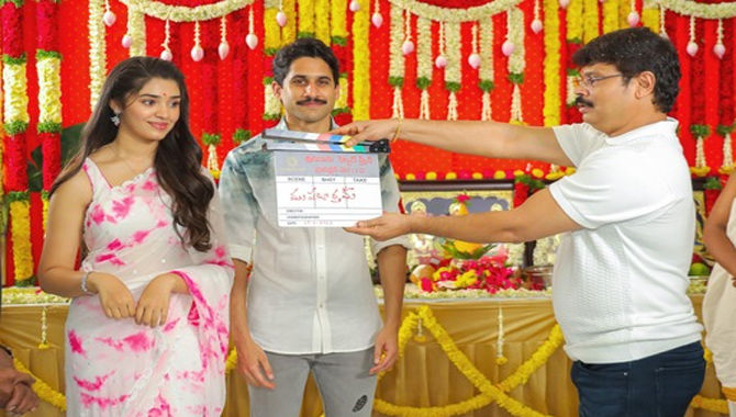 నాగ చైతన్య, వెంకట్ ప్రభు ద్విభాషా చిత్రం ఘనంగా ప్రారంభం