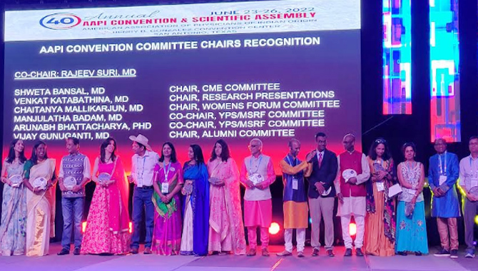 AAPI’s Historic 40th Convention Begins In San Antonio, TX, Celebrating The Achievements of Indian American Physicians & Celebrating Unique Culture of India