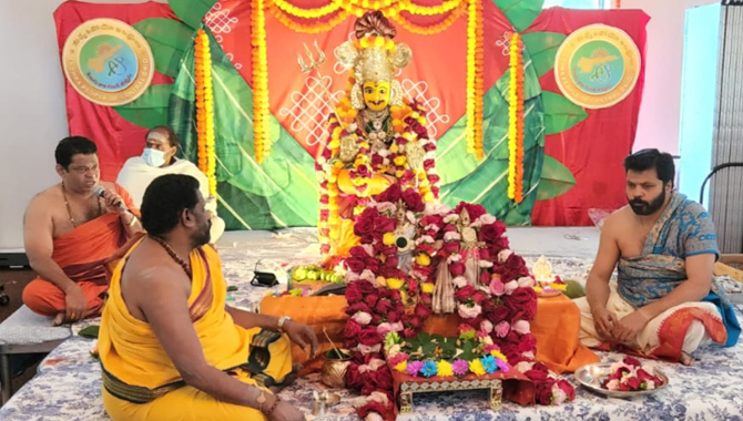 Siva Parvati Kalyanam at Bharateeya Hindu Temple in Columbus
