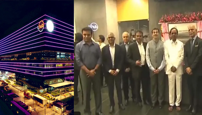 టీ హబ్ -2ను  ప్రారంభించిన సీఎం కేసీఆర్