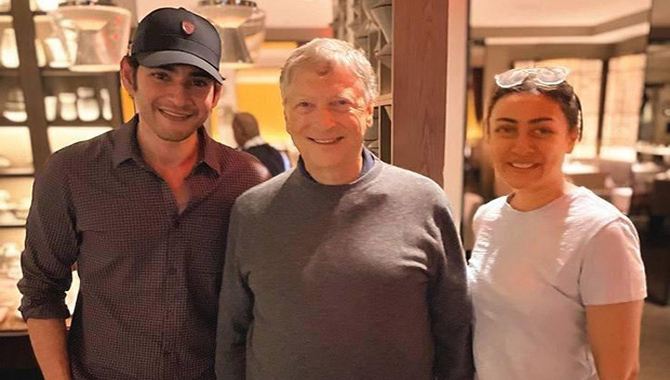 అమెరికాలో లెజెండరీ బిల్ గేట్స్‌ను కలసిన మహేష్ బాబు