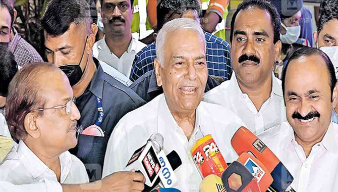 తెలంగాణలో విపక్షాల రాష్ట్రపతి అభ్యర్థి పర్యటన