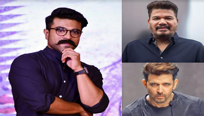 శంకర్- రామ్ చరణ్-హృతిక్ రోషన్ కాంబీ లో మల్టీ స్టారర్ చిత్రం?