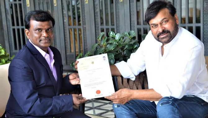 సినీ పాత్రికేయుడు డాక్టర్ రమేష్ చిన్నమూల కు మెగాభినందనలు