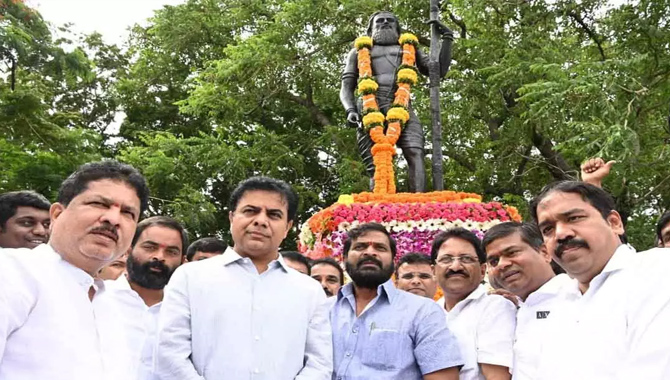 వీరుడు ఎక్కడ పుట్టినా.. వీరుడే : మంత్రి కేటీఆర్