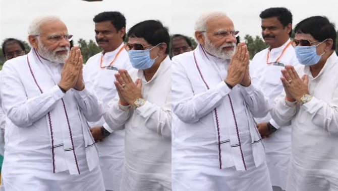 మోదీ భీమవరం పర్యటనలో ప్రధాన ఆకర్షణగా అంబికా కృష్ణ కు గుర్తింపు!