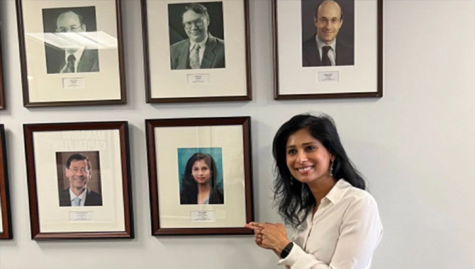 గీతా గోపీనాథ్ కు అరుదైన గౌరవం గీతా గోపీనాథ్ కు అరుదైన గౌరవం