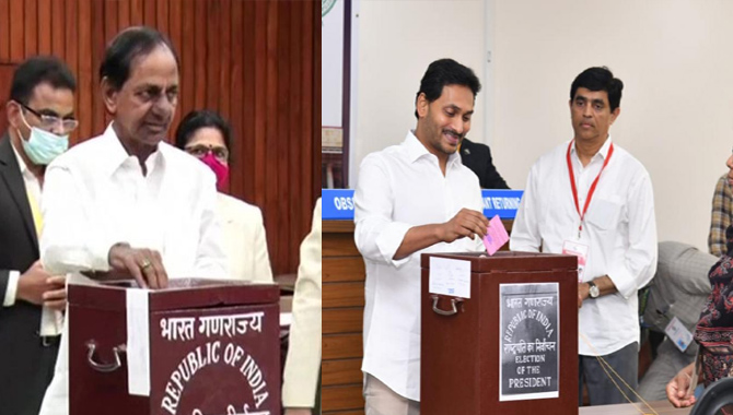 రాష్ట్రపతి ఎన్నికలు.. ఓటు వేసిన సీఎంలు