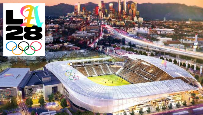 2028 జులై 14న లాస్ఏంజెలెస్ ఒలింపిక్స్ ఆరంభం