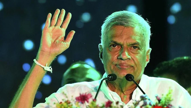 శ్రీలంక కొత్త అధ్యక్షుడిగా రణిల్ విక్రమసింఘే