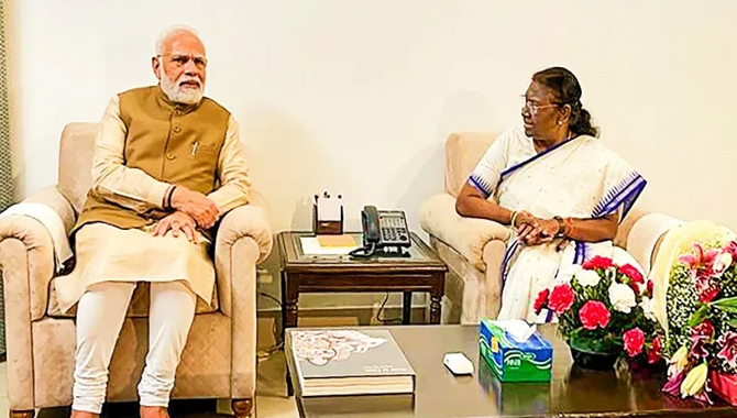 భారత నూతన రాష్ట్రపతిగా ద్రౌపది ముర్ము