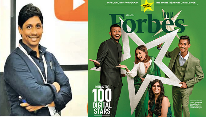 తెలంగాణ యువకుడికి ఫోర్బ్స్ ఇండియా గుర్తింపు