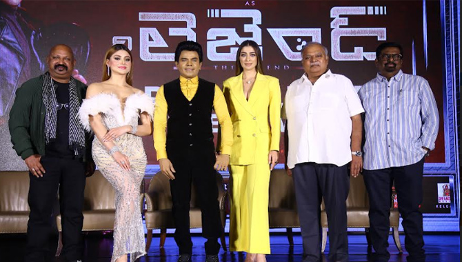 గ్రాండ్ గా లెజెండ్ శరవణన్ ‘ది లెజెండ్’ మూవీ ప్రీ రిలీజ్ మీట్