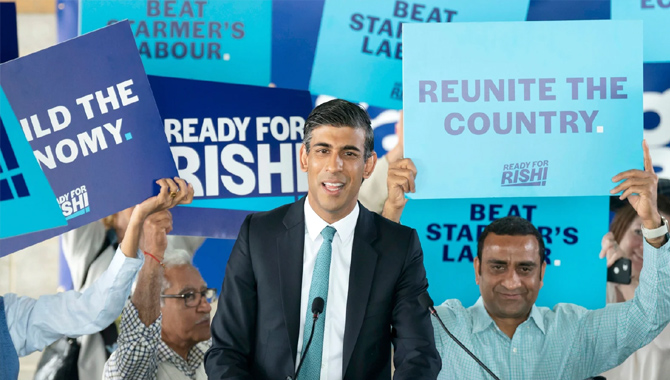 తుదిపోరులో అండర్ డాగ్ గా బరిలోకి : రిషి సునాక్