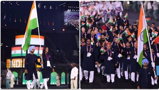 అంగరంగ వైభవంగా 18వ కామన్వెల్త్ క్రీడలు ప్రారంభం