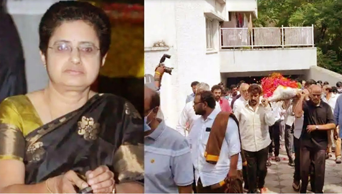 చెల్లెలు అంతిమ యాత్రలో పాడె మోసిన బాలయ్య