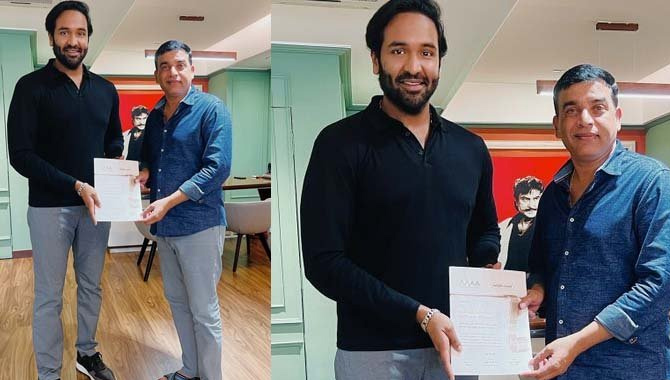 మా అధ్యక్షుడు మంచు విష్ణు ను కలిసిన దిల్ రాజు