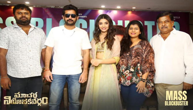 Macherla Niyojakavargam Movie Success Meet