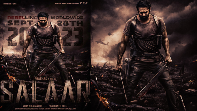 పాన్ ఇండియ‌న్ ఫిల్మ్ ‘సలార్’  సరికొత్త పోస్టర్.. సెప్టెంబర్ 28, 2023లో మూవీ రిలీజ్‌