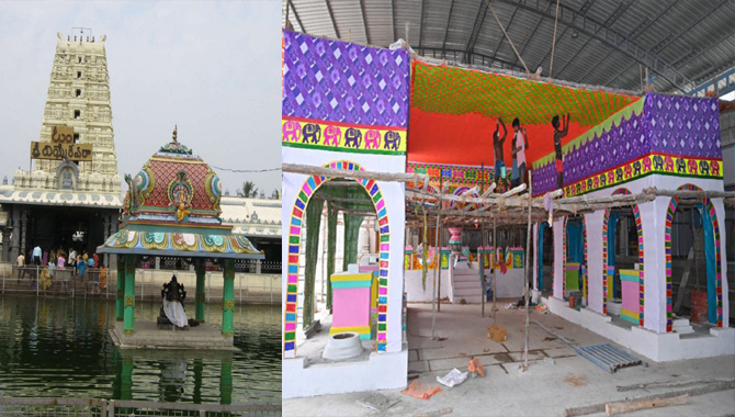 కాణిపాకం ఆలయంలో ఘనంగా కుంభాభిషేకం మొదటి రోజు కార్యక్రమాలు