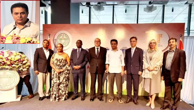 డిప్లొమాటిక్ అవుట్రీచ్ సదస్సులో మంత్రి కేటీఆర్