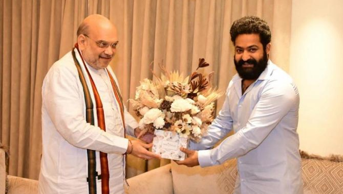 అమిత్ షాతో జూనియర్  ఎన్టీఆర్ భేటీ