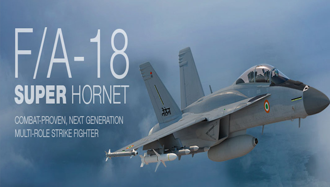 భారత్కు ఎఫ్/ఏ-18 సూపర్ హార్నెట్ : అమెరికా భారత్కు ఎఫ్/ఏ-18 సూపర్ హార్నెట్ : అమెరికా
